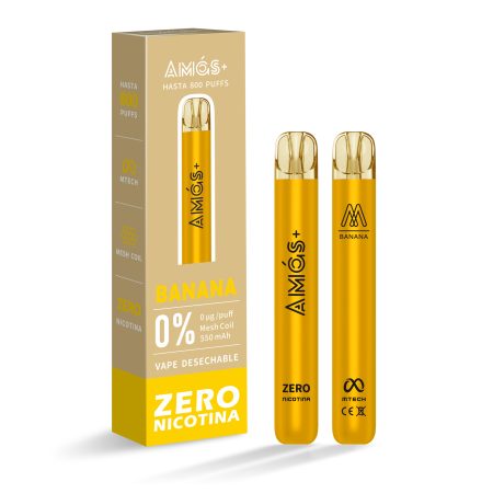 AMÁS+| BANANA 800 PUFFS ZERO